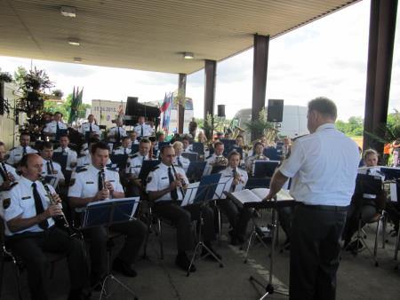 Prireditev ob vstopu Hrvaške v EU na mejnem prehodu Gibina 14